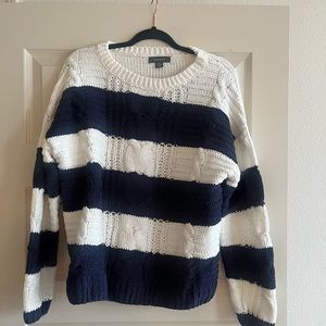 Navy & cream striped knife sweater from Primark